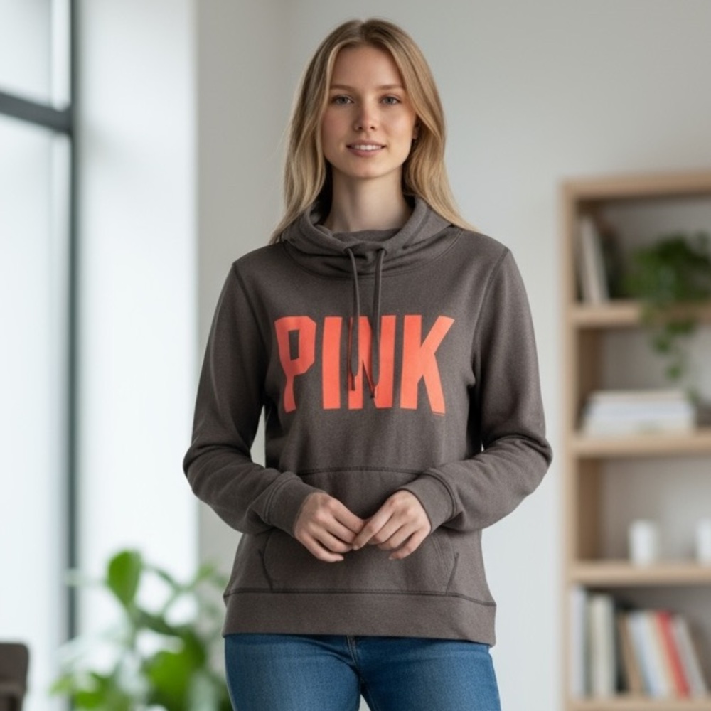 Victoria’s Secret PINK Logo Sweater Women’s Pullover Cozy Casual